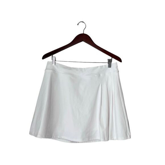 Boston Proper Dresses & Skirts - Boston Proper Tennis Skirt Skort White Pleated Built In Shorts Large